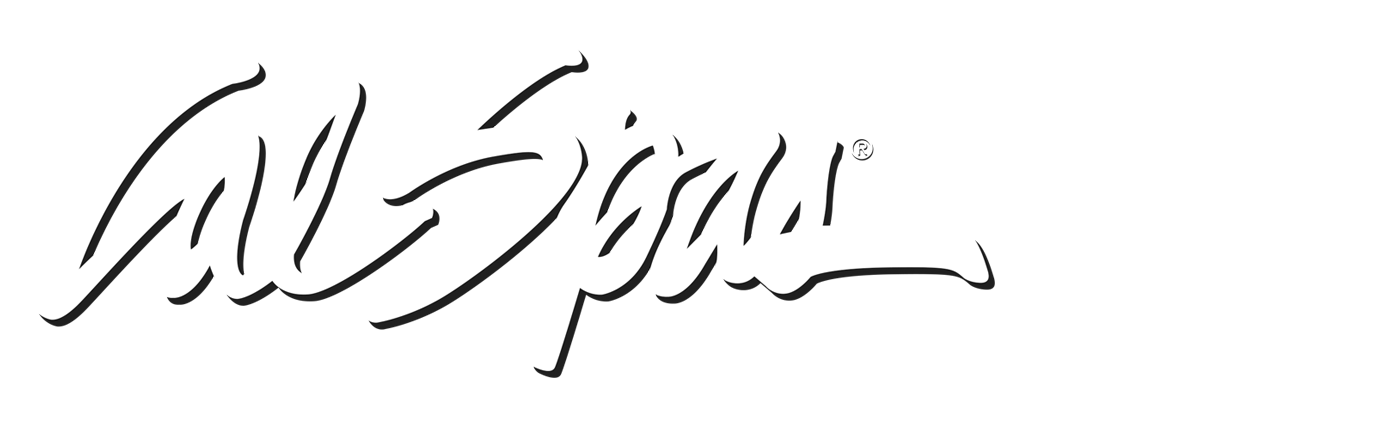 Calspas White logo hot tubs spas for sale Miami